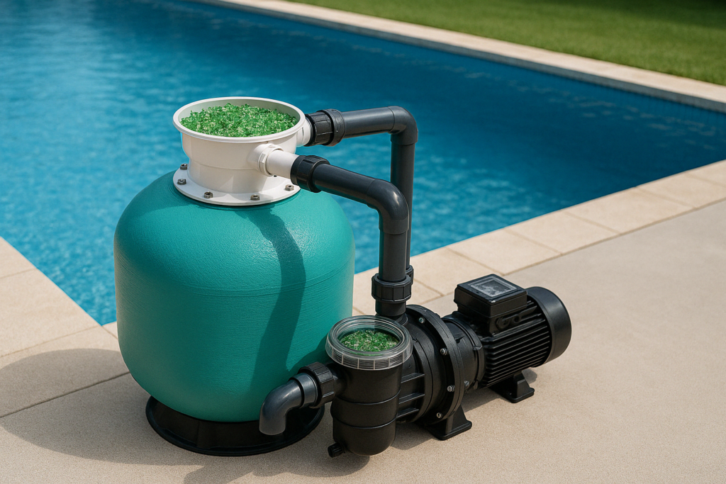 Reduce Chemical Usage in Swimming Pool & Wastewater with Glass Media